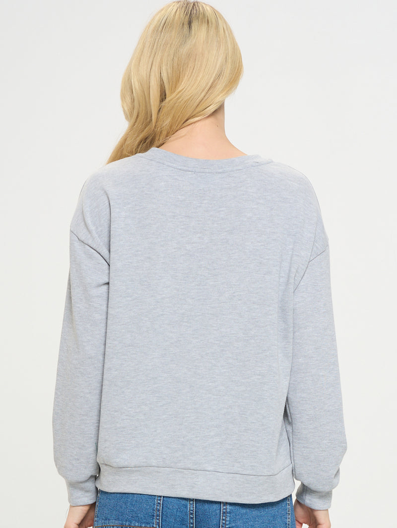 Heather Grey Milano Sweatshirt