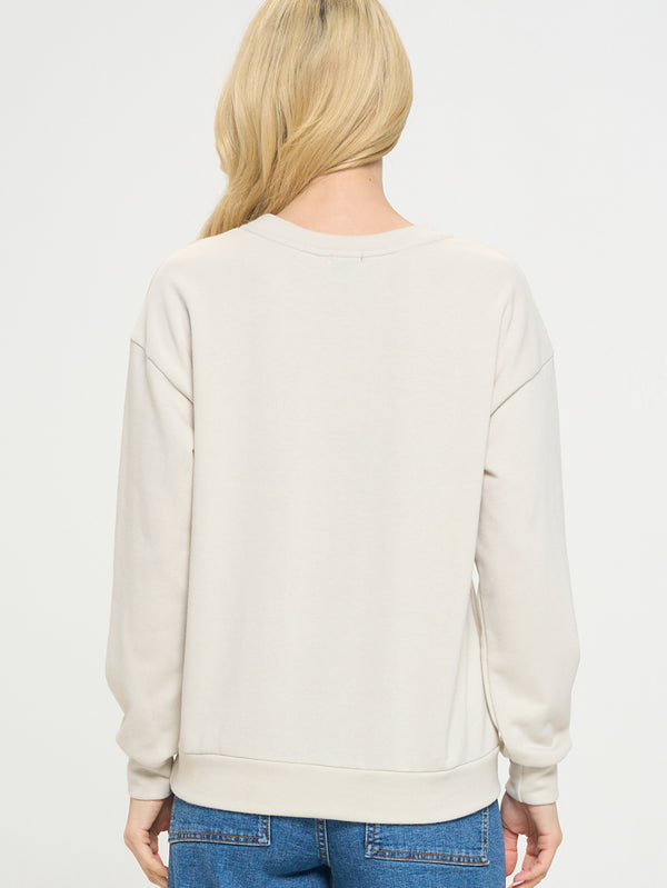 Ivory Malibu Sweatshirt