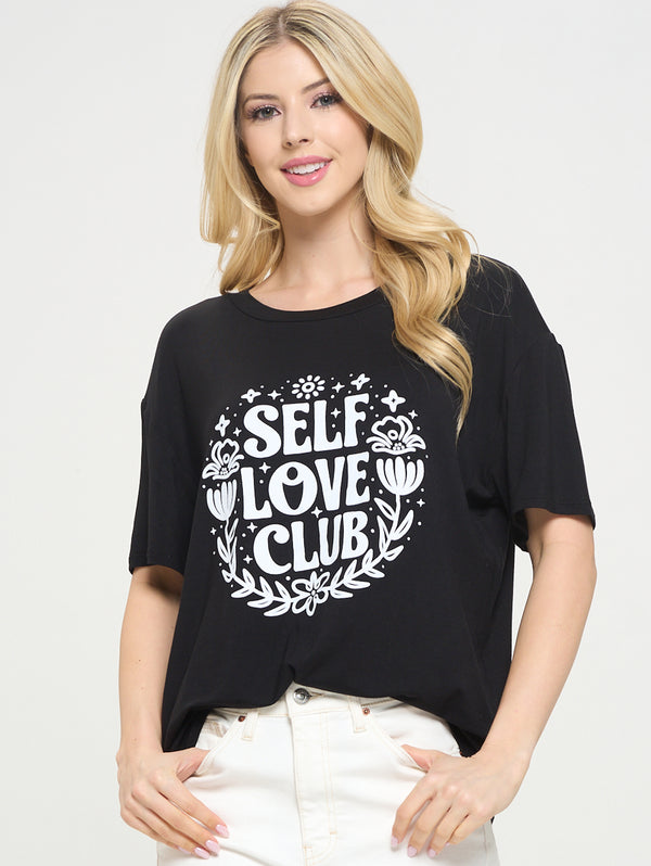 Black Self Love Club T-Shirt