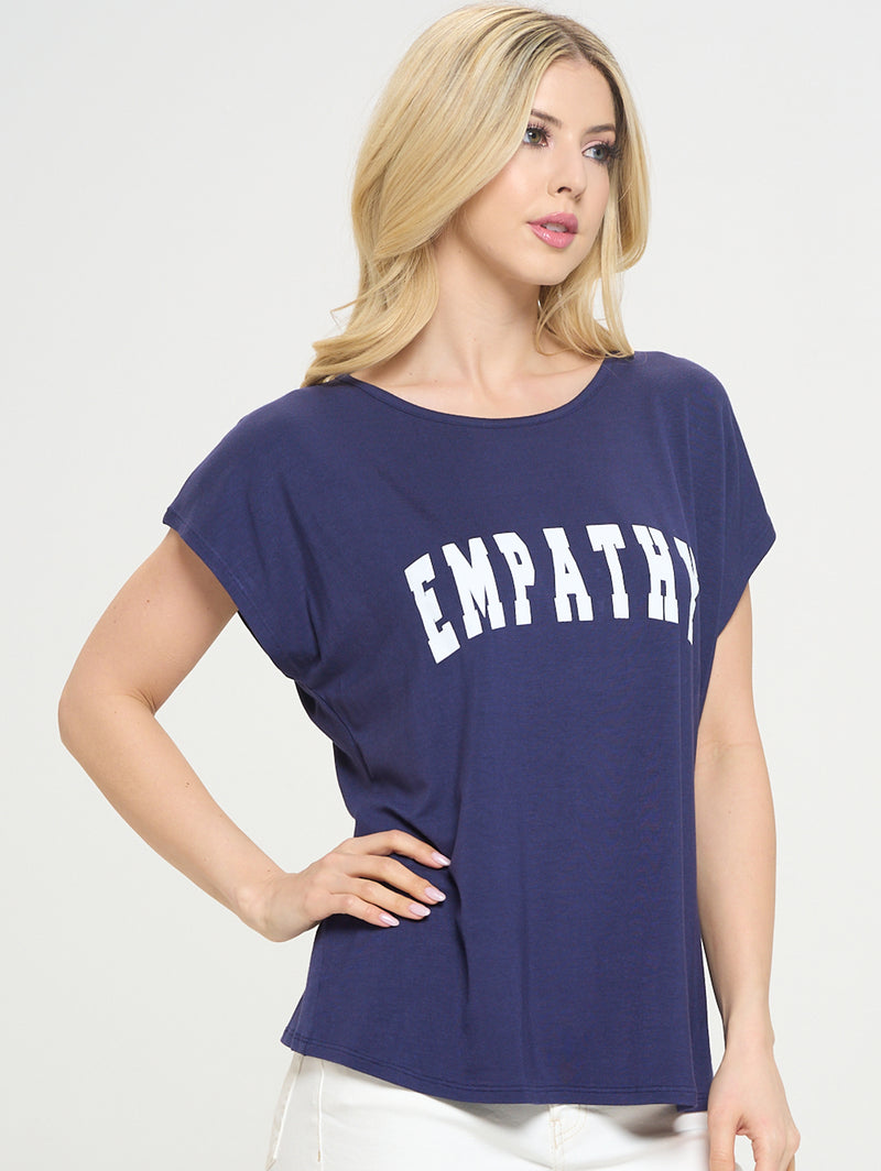 Navy Empathy Dolman T-Shirt