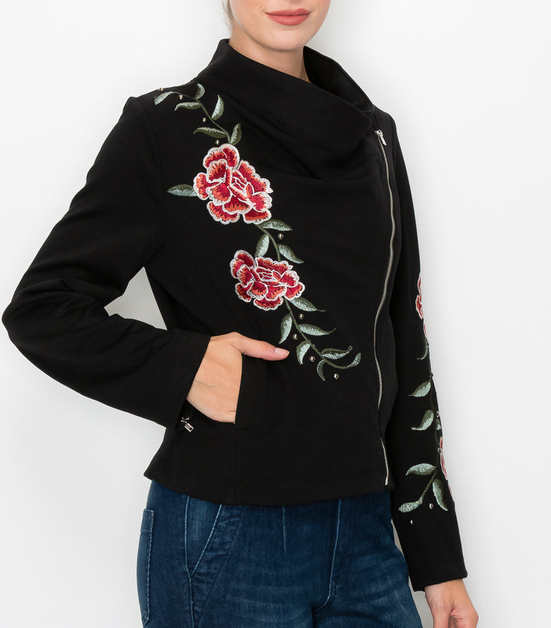 Floral Embroidered Jacket